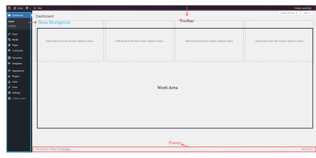 WordPress Dashboard Tutorial for Beginners 2024