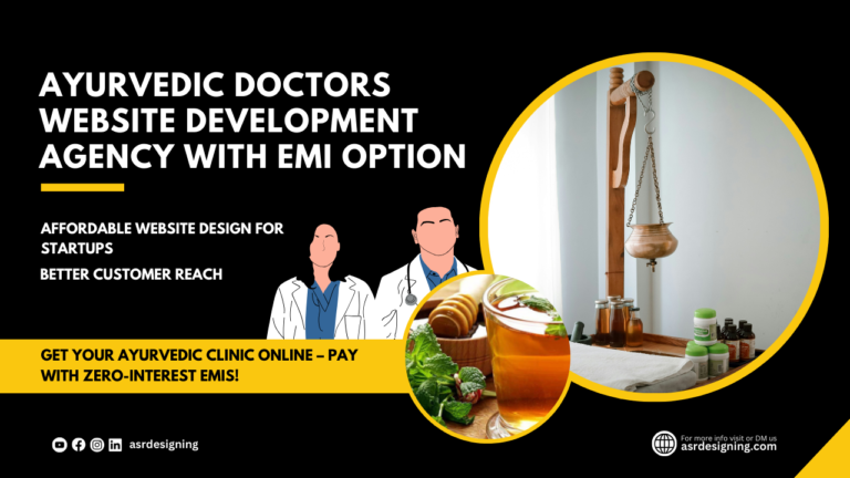 Ayurvedic Doctors Website Development Agency with EMI Option