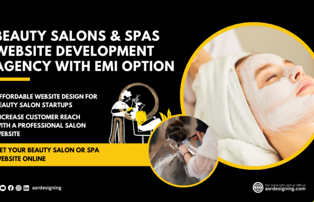 Beauty Salons and Spas Website Development Agency with EMI Option