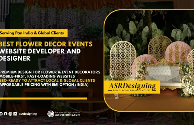 Best Flower Decor Events Website Developer and Designer