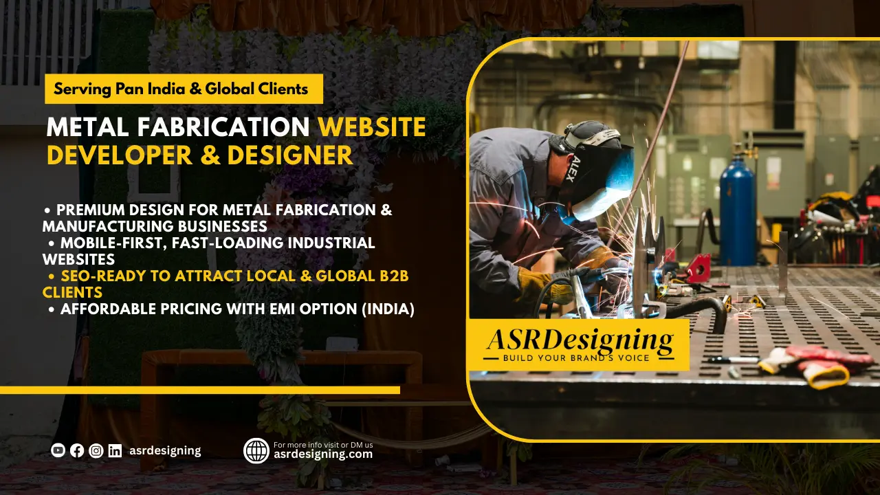 Metal Fabrication Website Developer and Designer