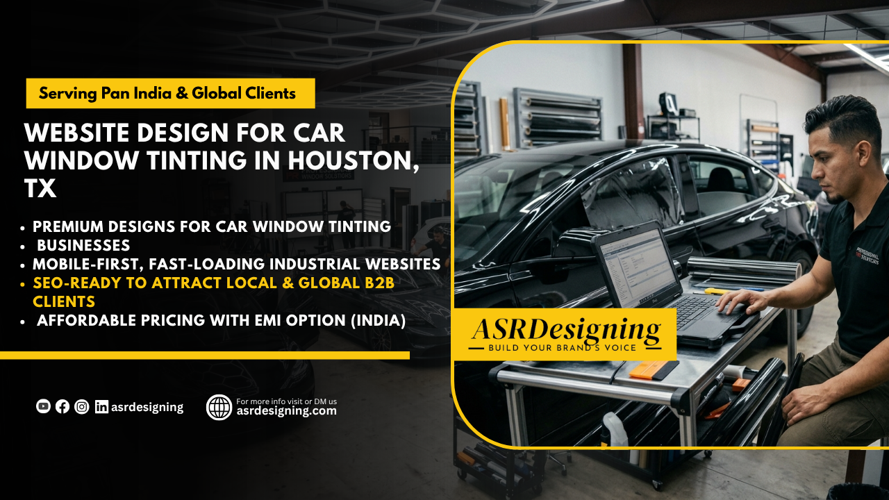 Website Design for Car Window Tinting in Houston, TX