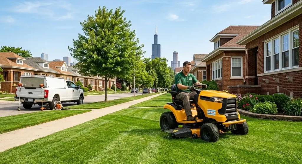 Web Design for Lawn Mowing Service in Chicago, IL