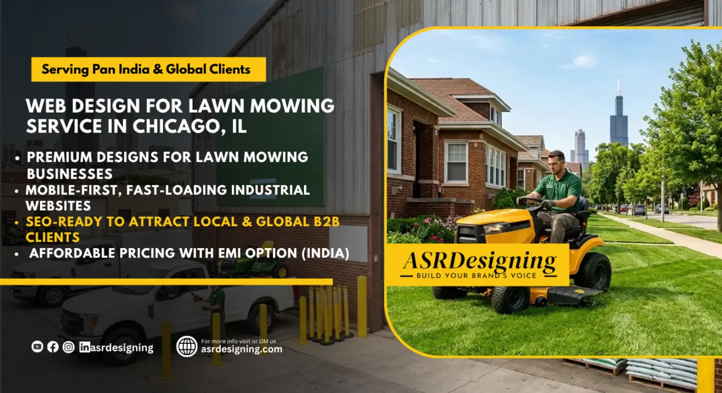 Web Design for Lawn Mowing Service in Chicago, IL