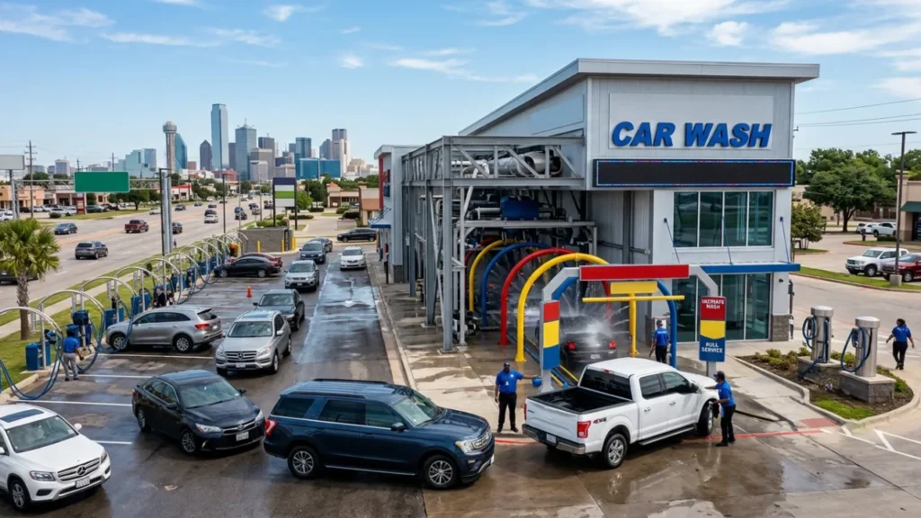 Website Design for Car Wash in Dallas TX