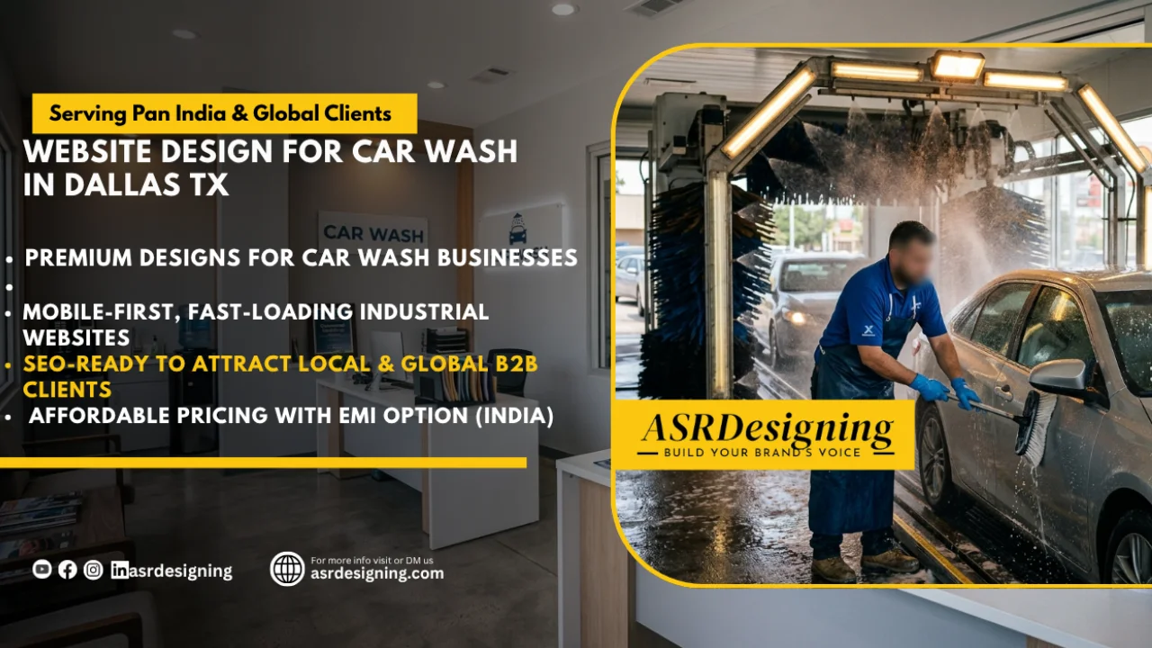 Website Design for Car Wash in Dallas TX