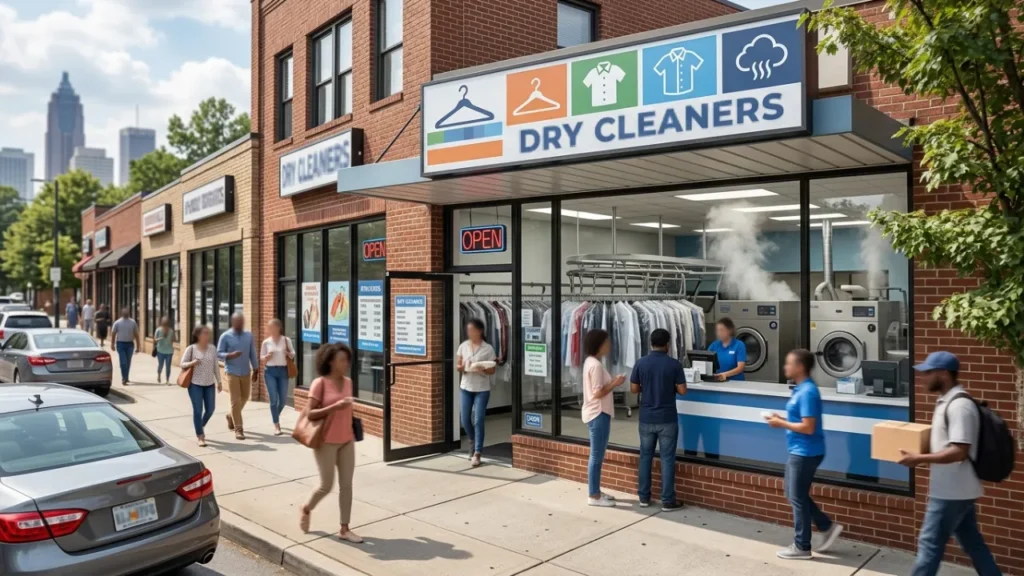 website design for dry cleaners in Atlanta GA