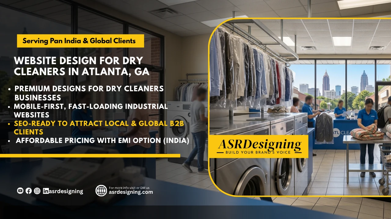 Website Design for Dry Cleaners in Atlanta, GA