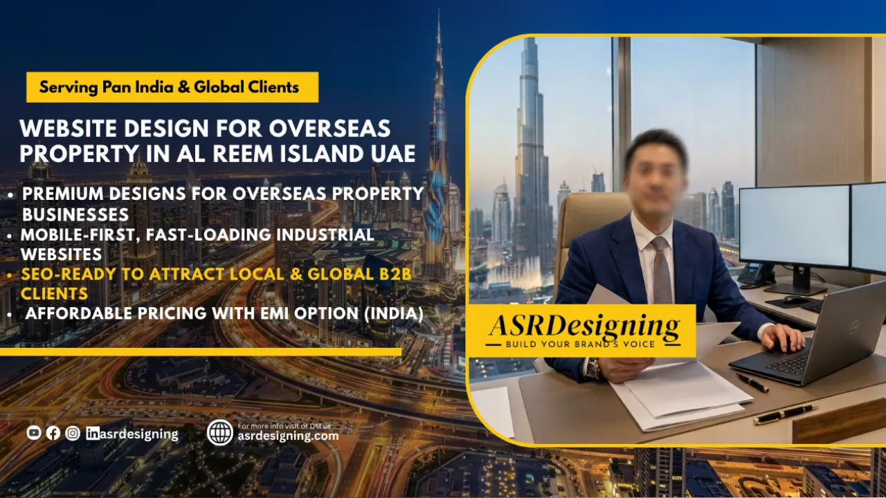 Website Design for Overseas Property in Al Reem Island UAE